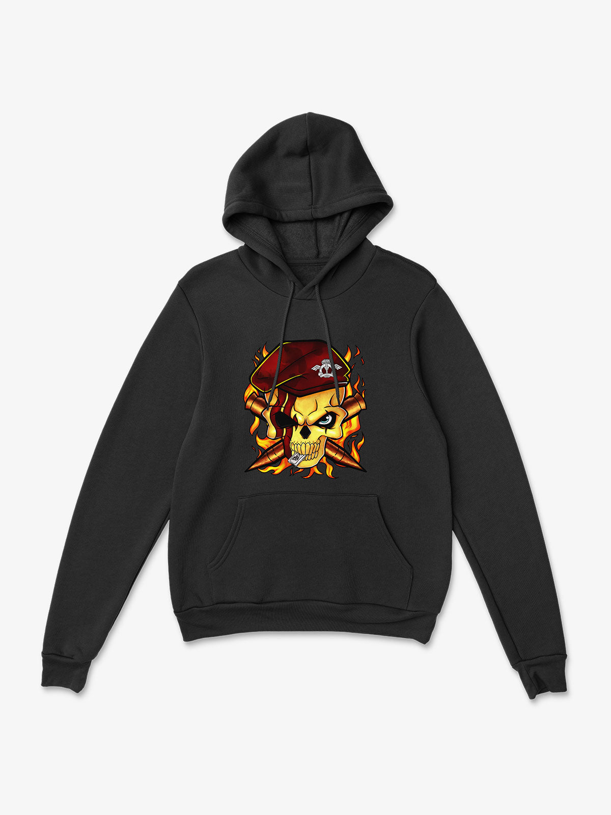 Indian Army Hoodie Indian Style PARA SF Skull Pullover Hoodie