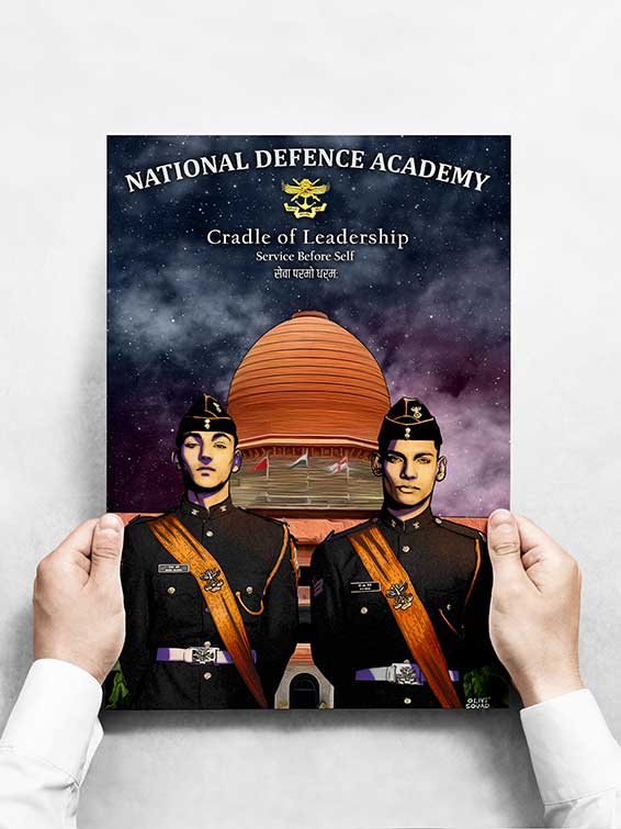 national defence academy poster